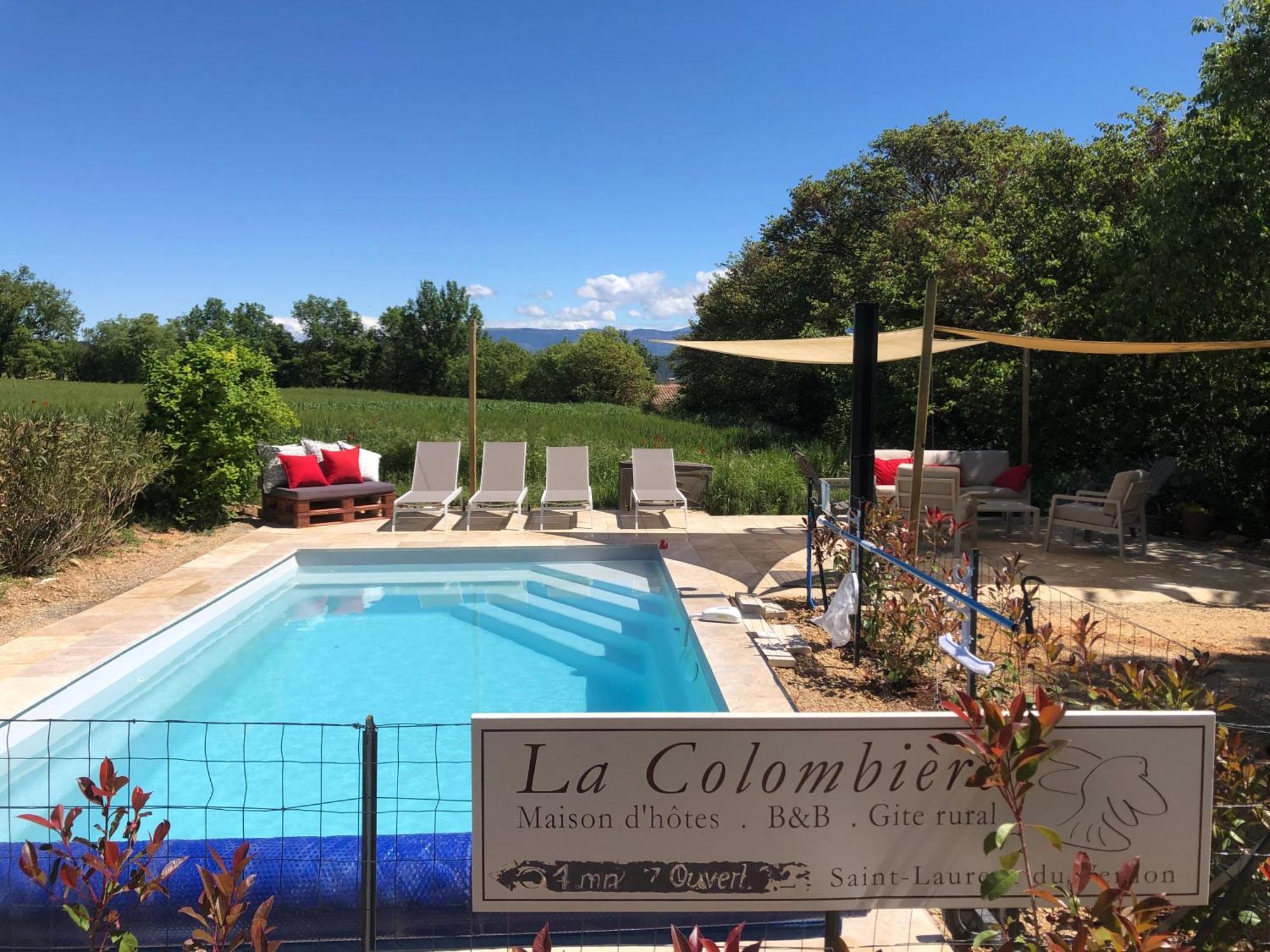 La Colombiere Du Chateau Saint-Laurent-du-Verdon Buitenkant foto
